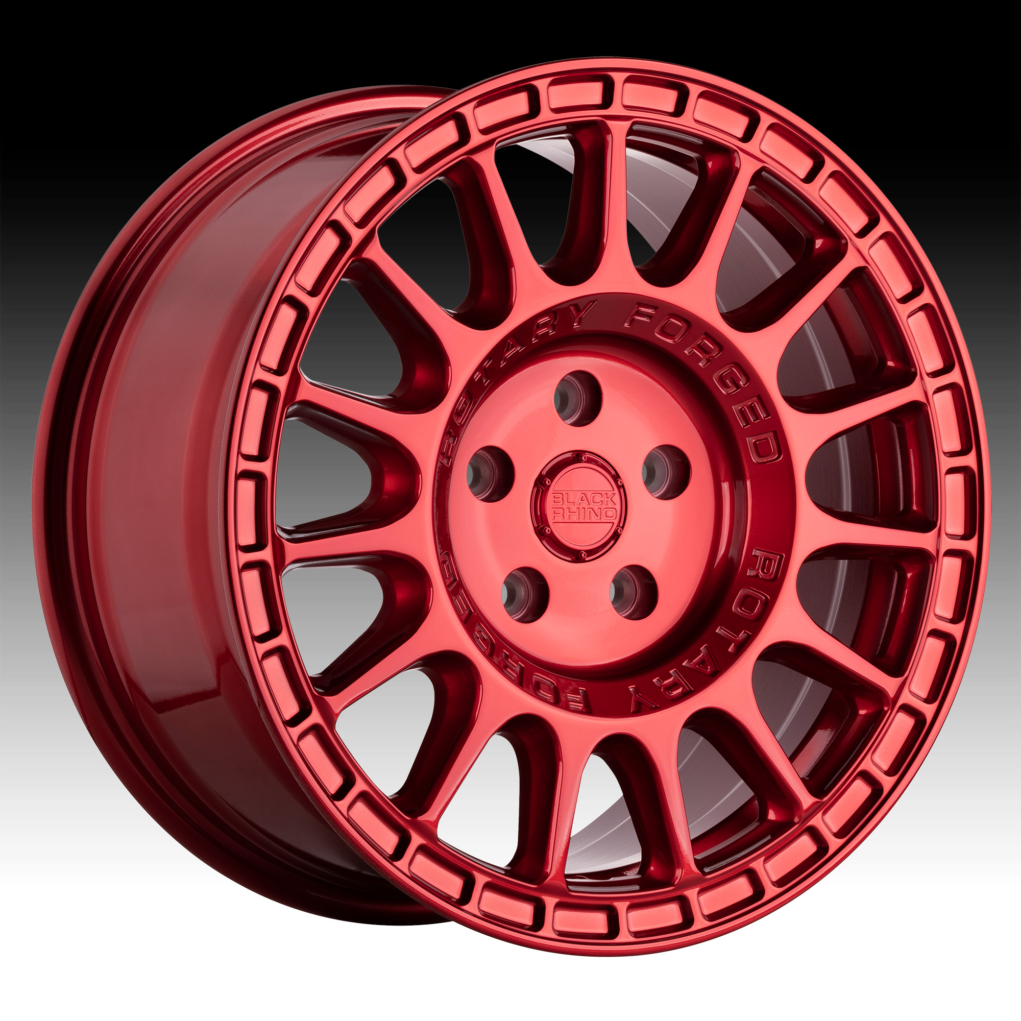 Black Rhino Sandstorm Candy Red Custom Truck Wheels - Sandstorm (FFT